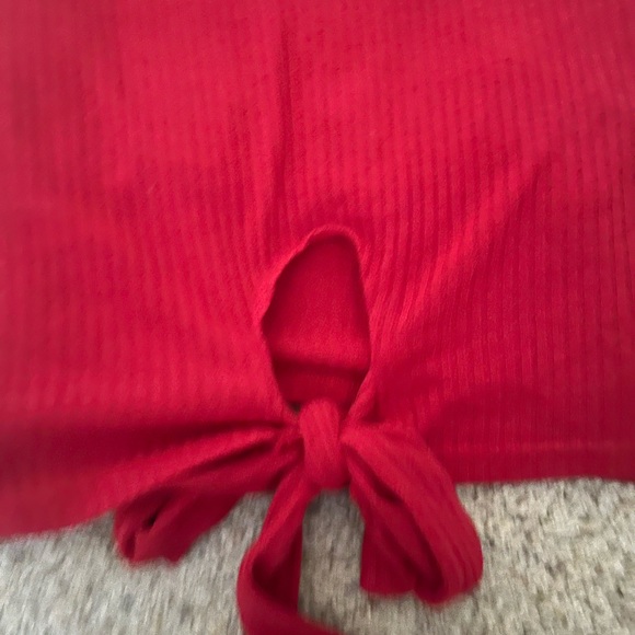 SHEIN Red Crop Top - Picture 2 of 3